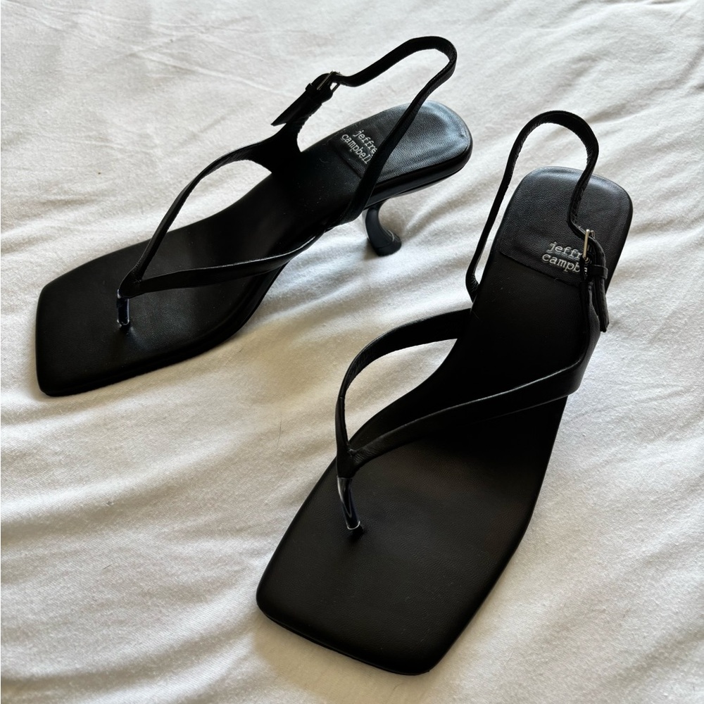 Jeffrey Campbell Black Heels Slingback